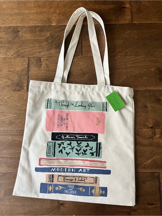 kate spade Handbags - kate spadeTote - Colorful Bookstack of Classics Print